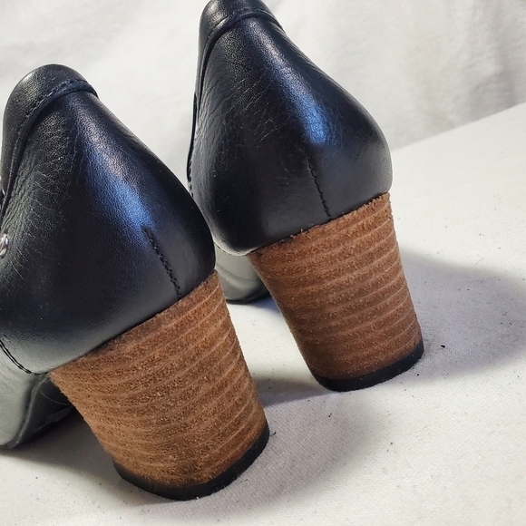 Rockport Adiprene Buckled Black Leather Loafer Block Heel Size US 6.5 - Picture 6 of 15